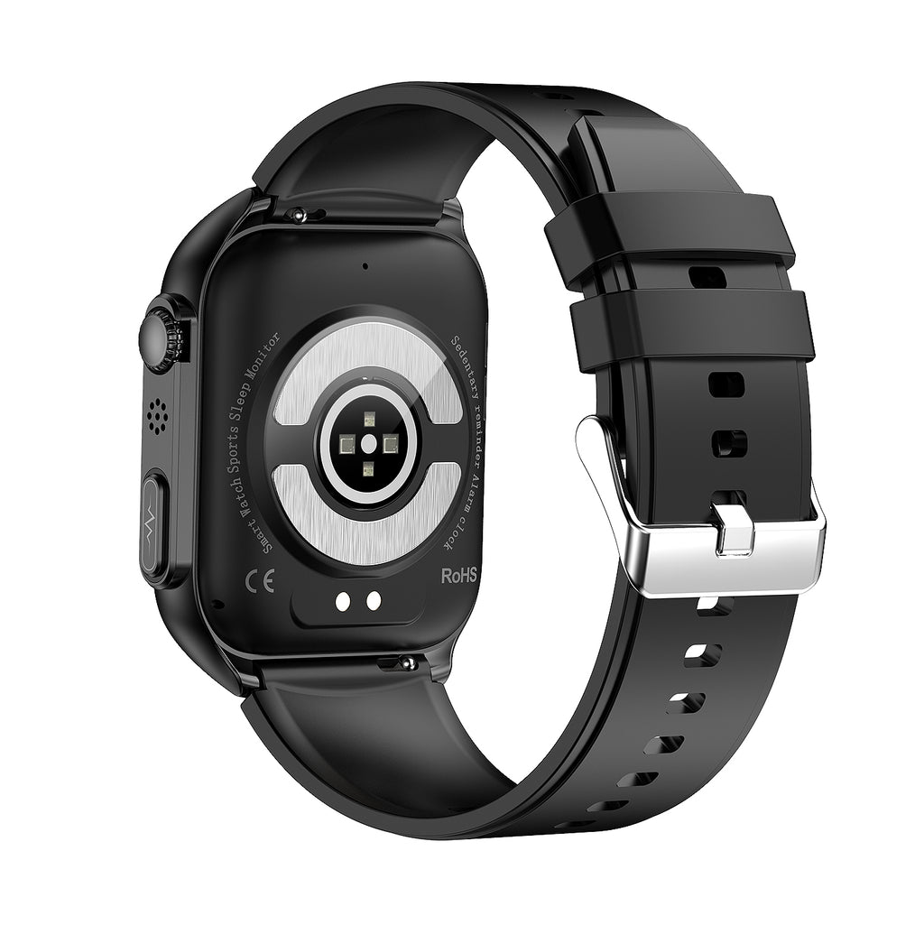 Montre Connectée TK12 ECG – Suivi Santé, Fréquence Cardiaque, Sommeil & Appels Bluetooth