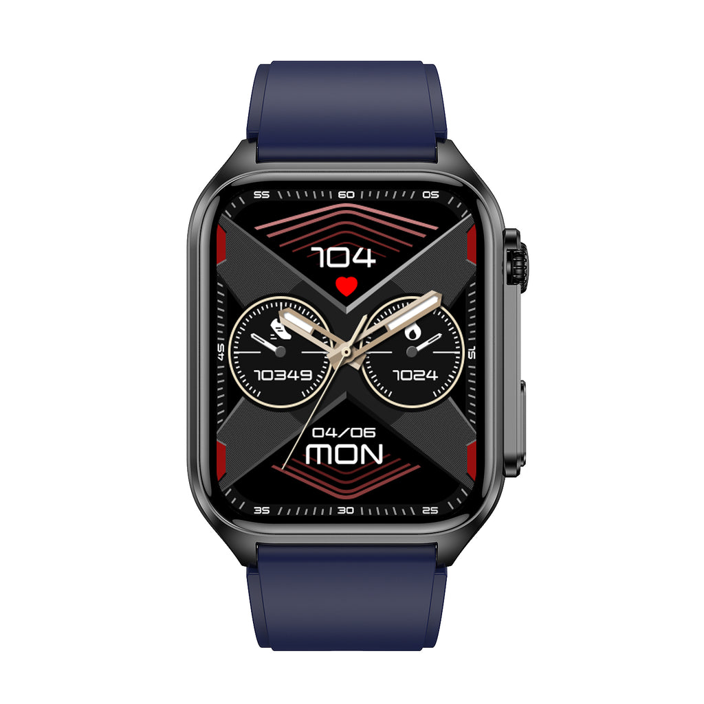Montre Connectée TK12 ECG – Suivi Santé, Fréquence Cardiaque, Sommeil & Appels Bluetooth