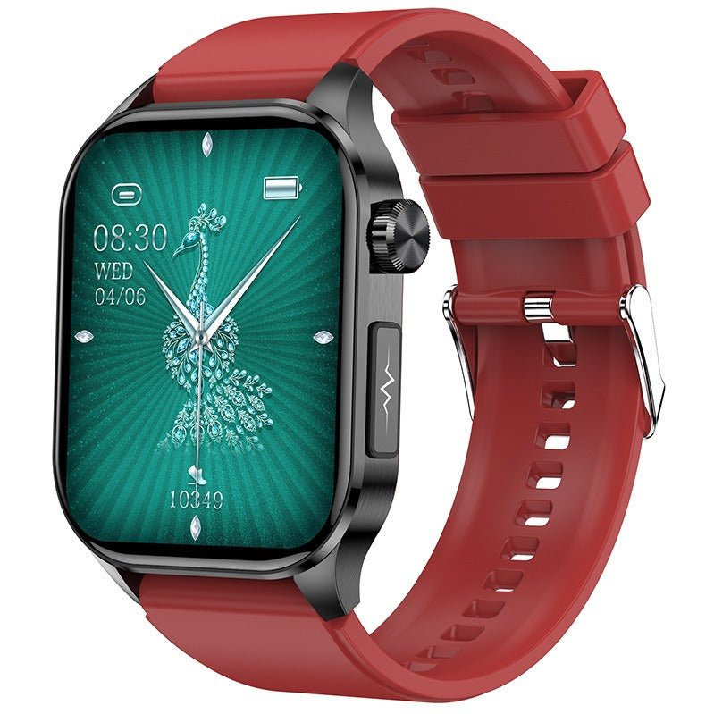 New ET580 smartwatch ECG blood glucose uric acid blood lipids body temperature men's photo and phone call watch - Ejalahshop