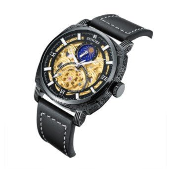SENORS Sun Moon Star Wine Barrel Super Luminous Automatic Mechanical Watch Manufacturer Spot SN217 - Ejalahshop