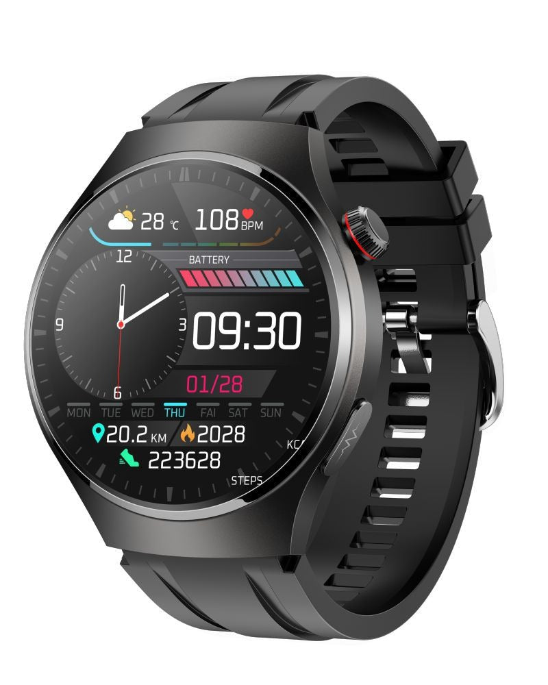 Smart watch non - invasive blood glucose measurement AMOLED ECG heart rate monitoring Bluetooth call sports watch - Ejalahshop