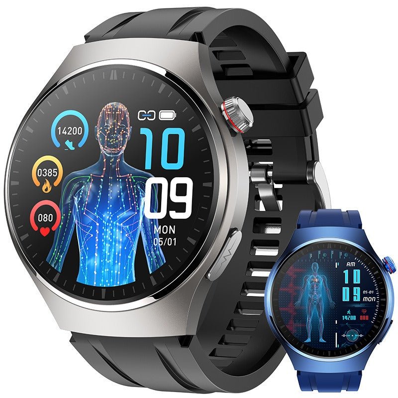 Smart watch non - invasive blood glucose measurement AMOLED ECG heart rate monitoring Bluetooth call sports watch - Ejalahshop